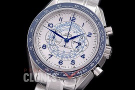 0 0 0 0 0 0 OMSP00902 Speedmaster Chronoscope SS/SS White OS20 Quartz