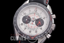 0 0 0 0 0 0 OMSP00901L Speedmaster Chronoscope SS/LE White OS20 Quartz