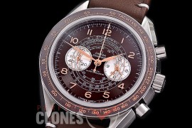 0 0 0 0 0 0 OMSP00904L Speedmaster Chronoscope SS/LE Brown OS20 Quartz