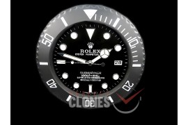 0 0 0 0 0 0 RLDC-SUB-121 Dealer Clock Submariner Style Black Swiss Quartz