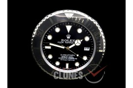 0 0 0 0 0 0 RLDC-SUB-111 Dealer Clock Submariner Style Black Swiss Quartz