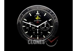 0 0 0 0 0 0 OMDC-SPD-104 Dealer Clock Speedmaster Style Swiss Quartz