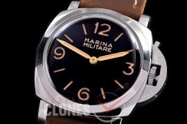 0 0 0 0 0 0 PN673S01 HWF Pam 673 Marina Militare Special Edition Luminor 1950 3 Days SS/LE Black P-3000 Superclone