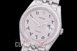 0 R41DJS-002J BP 904L Steel 126334 Diam/Jubilee SS/SS/Diam Diam Paved Arabic Numeral Asian 2824