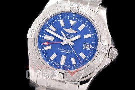 0 0 0 0 0 0 BLSA-43-033 ANF/OXF Avenger Automatic GMT 43mm SS/SS Blue Sticks Asia 2836 