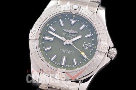 0 0 0 0 0 0 0 0 0 BLSA-43-016 ANF/OXF Avenger Automatic 43mm SS/SS Olive Green Sticks Asia 2824