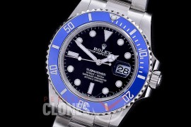 RLS-41-0073 QF 904L Steel 2020 41mm Submariner 126619LB SS/SS Black SA 3235 