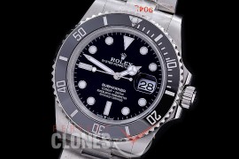 RLS-41-0071 QF 904L Steel 2020 41mm Submariner 126610LN SS/SS Black SA 3235 