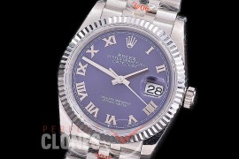 R36DJS-3235-224 GMF 126234 SS/SS Fluted/Jubilee Blue Roman VR 3235 904L Steel / Extra Weighted Casework / Bracelet
