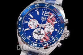 0 TGF1-00813A Indy 500 Indianapolis Speedway Special Ed Chronograph SS/SS Blue OS 20 Qtz