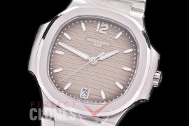 PP-7118-002 3KF Nautilus Ladies 7118 SS/SS Grey Asian Clone Calibre 324SC