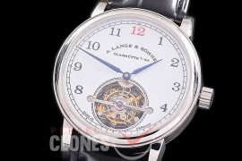 0 0 AL1815-082 Lange 1815 Tourbillon SS/LE White Bridged Tourbillon 