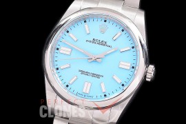 RLOY-41-027S GMF 904 Steel Osyter Perpetual 41mm 124300 SS/SS Ice Blue Sticks VR 3230 