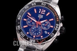 0 TGF1-00805A Indy 500 Indianapolis Speedway Special Ed Chronograph SS/SS Black-Orange OS 20 Qtz