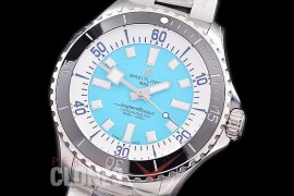 BLSO-42-104 TF Superocean Automatic 44mm SS/SS Tiffany Blue Sticks Asia 2824