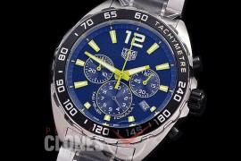 0 TGF1-00807A Indy 500 Indianapolis Speedway Special Ed Chronograph SS/SS Black-Yellow OS 20 Qtz