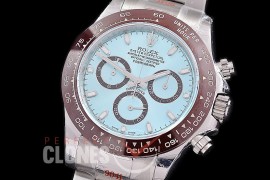 0 0 0 RLDS-4130-861 QF V3 904L Steel Daytona 116506IBLSO 50th Anniversary SS/CER/SS Ice Blue Sticks 4130 Superclone - 72 Hours Power Reserve Movement 