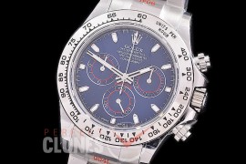 0 0 0 RLDS-4130-843 QF V3 904L Steel Daytona 116509BLSO SS/SS Blue Sticks 4130 Superclone - 72 Hours Power Reserve Movement 