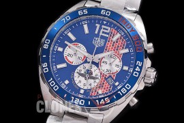 0 TGF1-00813 Indy 500 Indianapolis Speedway Special Ed Chronograph SS/SS Blue OS 20 Qtz