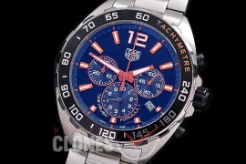 0 TGF1-00805 Indy 500 Indianapolis Speedway Special Ed Chronograph SS/SS Black-Orange OS 20 Qtz