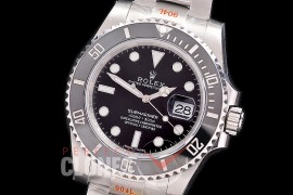 0 0 0 0 0 0 RLSS00911S NF V11 904L Steel Submariner 116610LN SS/SS Black SH 3135 - Special Offer