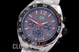 0 TGF1-00806 Indy 500 Indianapolis Speedway Special Ed Chronograph SS/SS Grey-Orange OS 20 Qtz