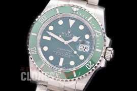 0 0 0 0 RLSS00802S NF V8 Submariner 116610LV SS/SS Hulk Green SH 3135 - Special Offer 