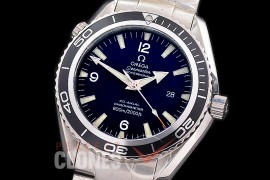 OMPO-101 BP Seamaster Planet Ocean 2200.50.00 45mm SS/SS Black A-2824 - Special Offer