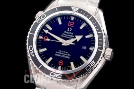 OMPO-102 BP Seamaster Planet Ocean 2200.51.00 45mm SS/SS Black A-2824 - Special Offer