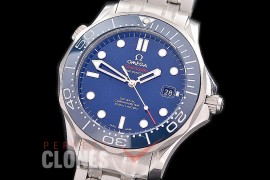 OM300M-102 BP Seamster Diver 300M Professional SS/SS Blue A-2824 - Special Offer