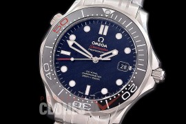 OM300M-103 BP James Bond 007 50th Anniversary Seamster Diver 300M Professional SS/SS Black A-2824 - Special Offer
