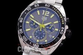 0 TGF1-00808 Indy 500 Indianapolis Speedway Special Ed Chronograph SS/SS Grey-Yellow OS 20 Qtz