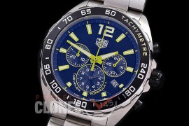 0 TGF1-00807 Indy 500 Indianapolis Speedway Special Ed Chronograph SS/SS Black-Yellow OS 20 Qtz