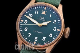 IWSPF-131 ANF/OXF 2022 Pilot Automatic Spitfire Bronze Special Edition IW329702 BZ/LE Green A-2824