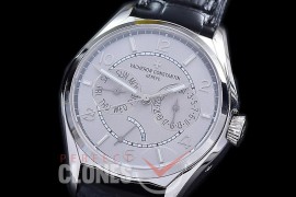 0 0 0 0 VC-56-DD-101 AIF Fiftysix Day Date SS/LE Silver Asian Clone VC Calibre 2475 SC/2 