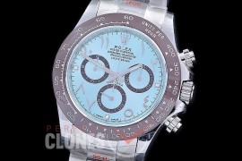 0 0 0 RLDS-4130-863 QF V3 904L Steel Daytona 116506IBLSO 50th Anniversary Arabic SS/CER/SS Ice Blue Sticks 4130 Superclone - 72 Hours Power Reserve Movement 