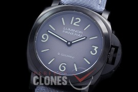 PN2121U01 HWF Pam 2121 Commemorative Luminor Geneva Boutique Special Edition Luminor Marina 8 Days SS/NY Grey A-6497