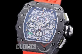 0 0 0 0 RM011-928C HHWF RM011-03 NTPT FC//RU Skeletonized A-7750 28800 - Red Rubber Strap 
