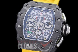 0 0 0 0 RM011-928E HHWF RM011-03 NTPT FC//RU Skeletonized A-7750 28800 - Yellow Rubber Strap 