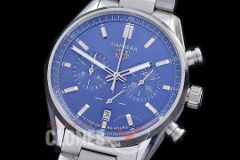 TGCC-42-104 Carrera Classic Chronograph SS/SS Blue OS 20 Qtz 