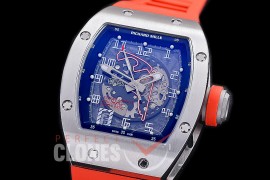 0 0 0 0 RM010-009S HHWF RM010 MBZ010 Ethihad Airways Abu Dhabi Grand Prix Special Edition SS/RU Skeletonized Asian Custom Calibre Red Rubber Strap