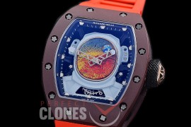 RM052-05-101C HHWF RM052-05 Paul Pharell Tourbillon DLC/RU Astronaut/Mars Asian Custom Calibre