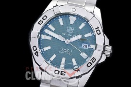 TGAQ-C5-206S Aquaracer Calibre 5 Automatic SS/SS Green Sticks Asian 2813