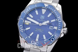 TGAQ-C5-214S Aquaracer Calibre 5 Automatic SS/SS Blue Sticks Asian 2813