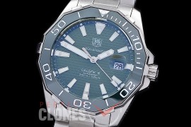 TGAQ-C5-216S Aquaracer Calibre 5 Automatic SS/SS Green Sticks Asian 2813