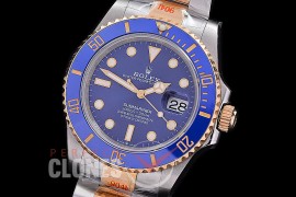  RLST-41-0002W BP 904L Steel/18K Wrapped Gold 2020 41mm Submariner 126613LB SS/YG Blue SH 3235