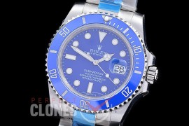 0 0 0 0 RLSS00803 NF V8 Submariner 116619LN SS/SS Blue A-2836 - Special Offer