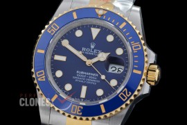 0 0 0 0 0 0 0 0 RLST-41-0072 QF 904L Steel 2020 41mm Submariner 126613LB SS/YG Blue VR 3235 