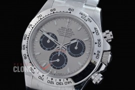 0 0 0 0 0 0 0 RLDS-126509-013 UFO-F 904L Steel Daytona 126506 SS/SS Grey Sticks 4131 1-1 Free Sprung Balance Superclone - 72 Hours Power Reserve Movement 