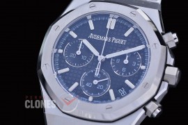 AP26240-012 DDF Royal Oak Chronograph 26240 SS/SS Black DD-4401, 1-1 Replication 